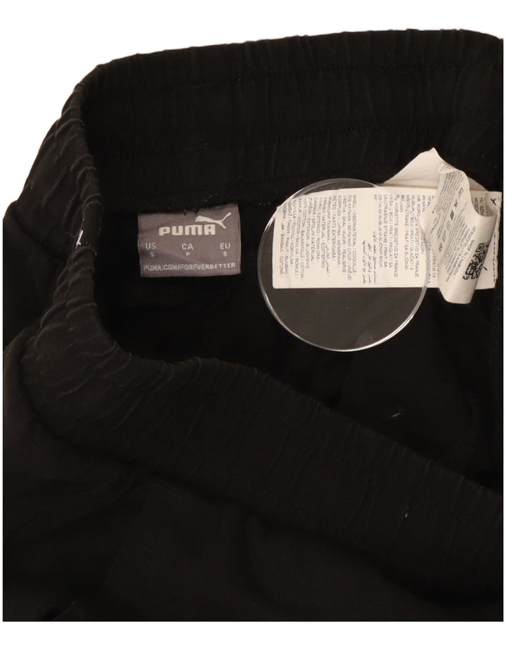Pantaloncini sportivi da uomo Puma piccoli in cotone nero