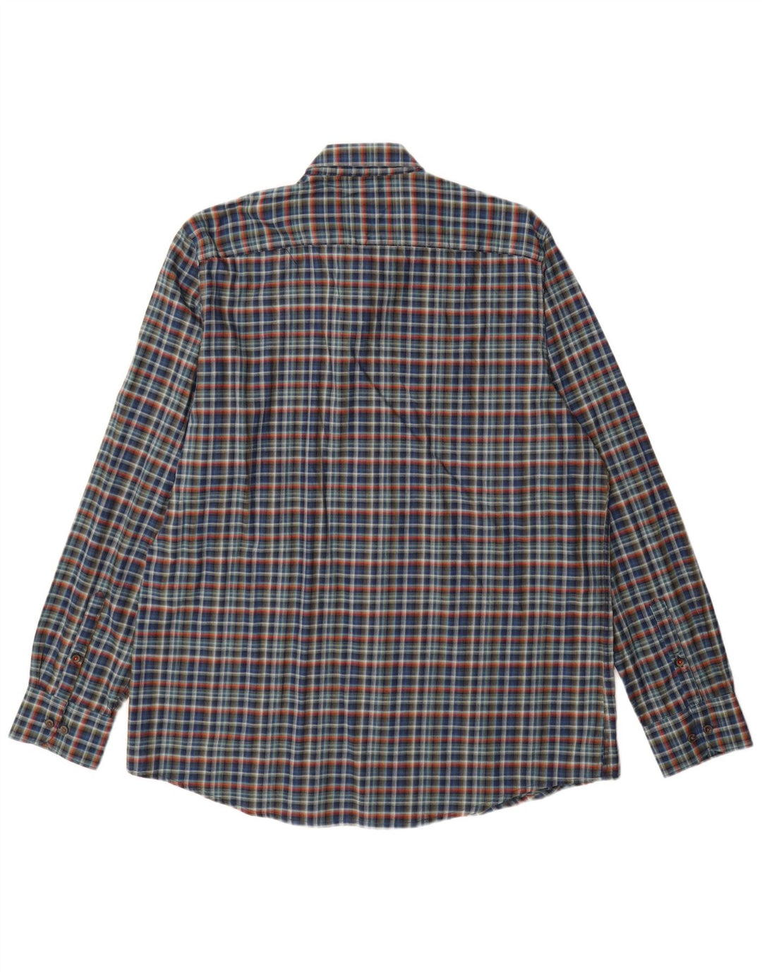 Camicia elasticizzata da uomo Lerros XL a quadri blu navy