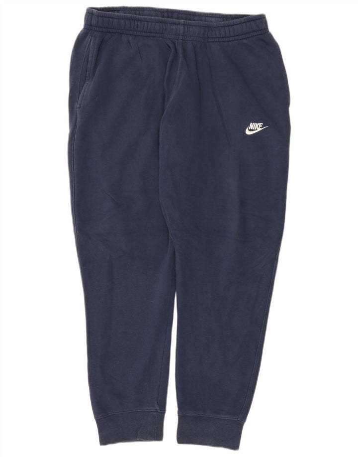 Pantaloni da tuta da uomo Nike Joggers grandi in cotone blu navy