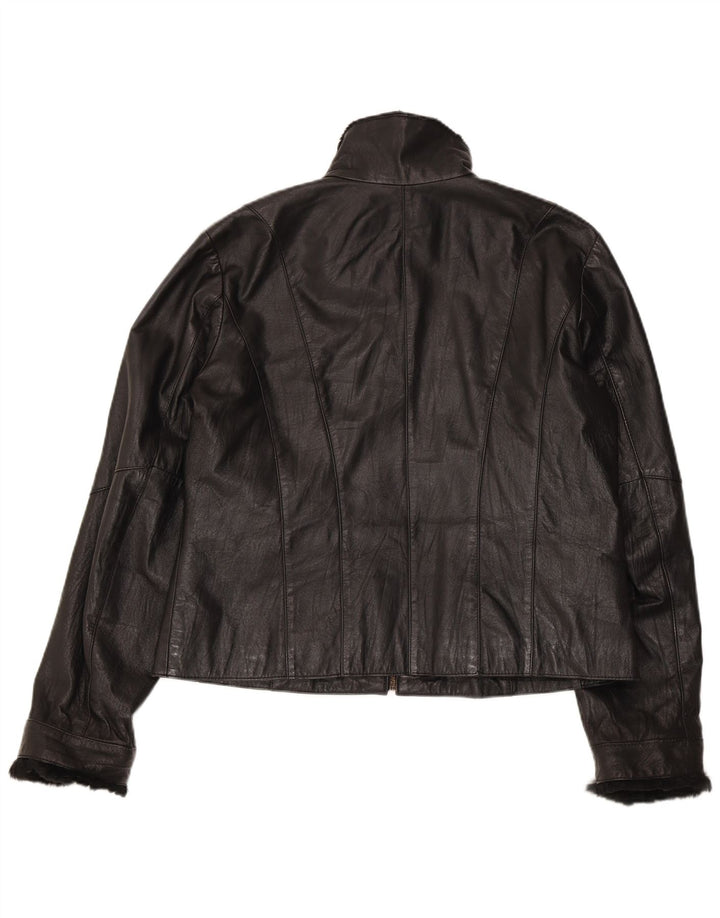 Giacca In Pelle Donna Conbipel IT 48 XL Pelle Nera