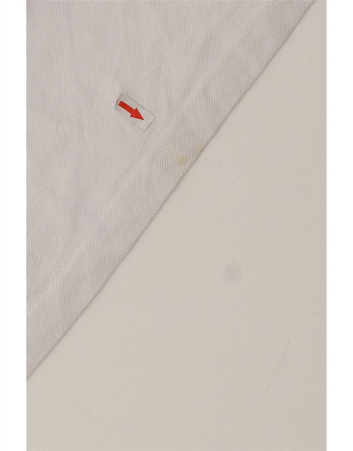 Crew Clothing Polo da uomo grande in cotone bianco