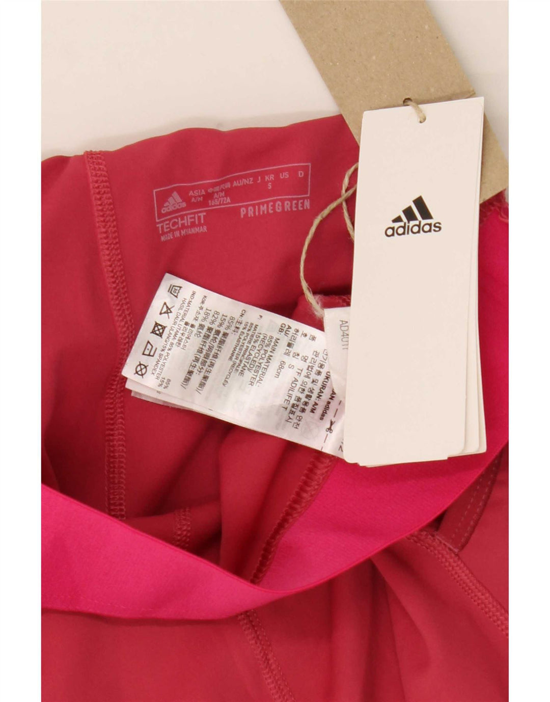 Leggings grafici da donna Adidas UK 8 Small poliestere rosa