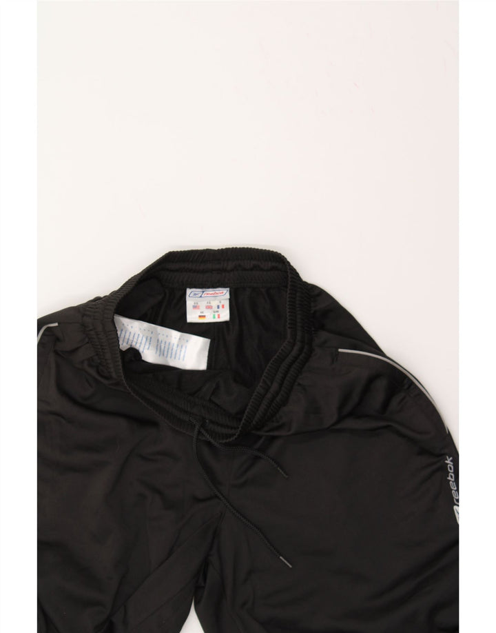 REEBOK Mens Tracksuit Trousers XS  Black Polyester Vintage Reebok and Second-Hand Reebok from Messina Hembry 