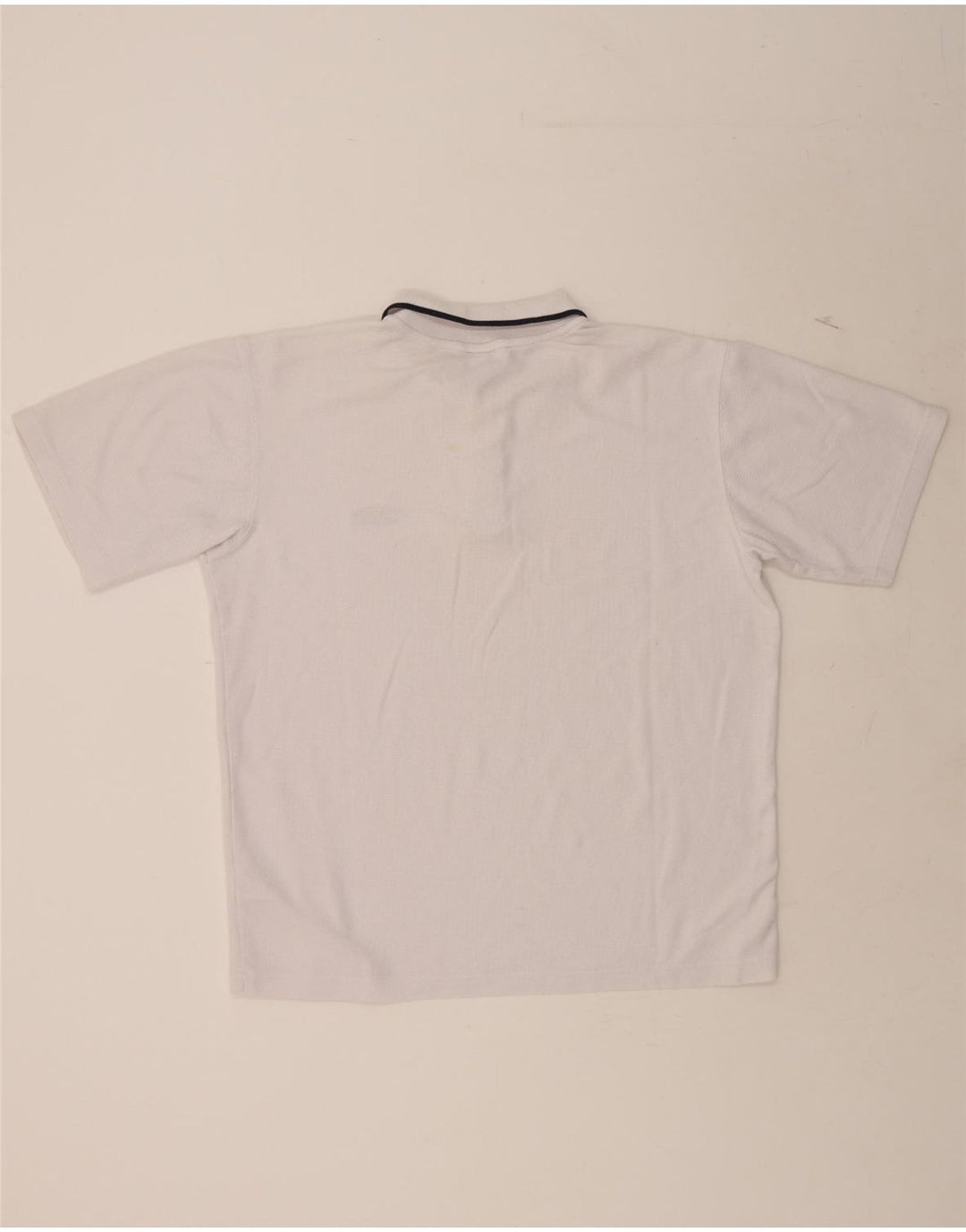 UMBRO Mens Polo Shirt Large White Polyester Vintage Umbro and Second-Hand Umbro from Messina Hembry 