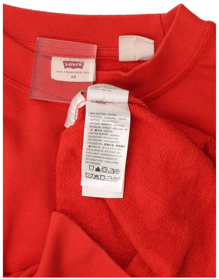 Felpa da uomo Levi's Jumper XS in cotone arancione