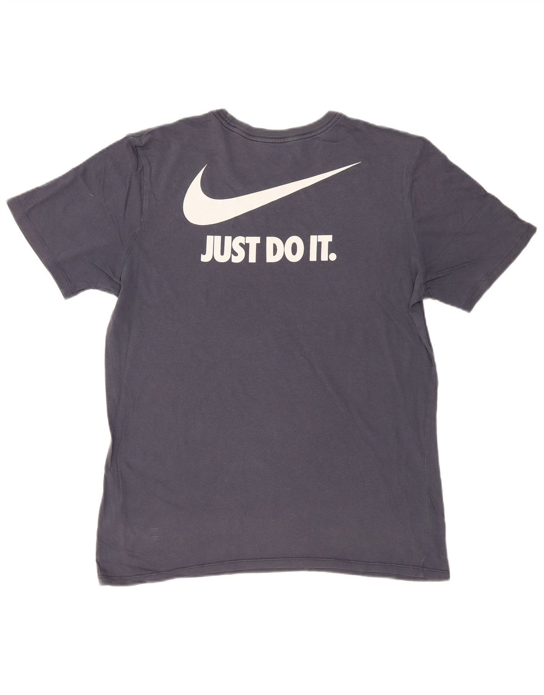 T-shirt grafica da uomo Nike Top Large in cotone blu navy