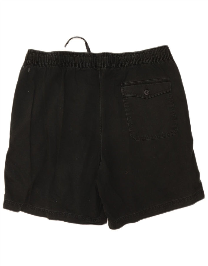 MARKS & SPENCER Pantaloncini chino da uomo grandi W34 cotone nero