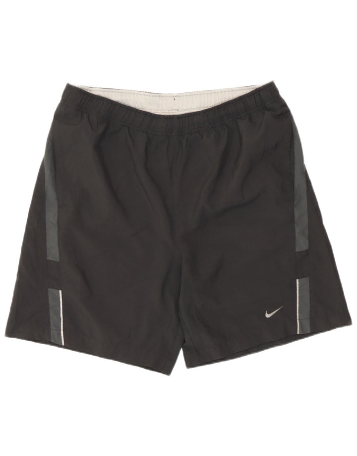 Pantaloncini sportivi da uomo Nike Medium Black Colourblock poliestere sportivo