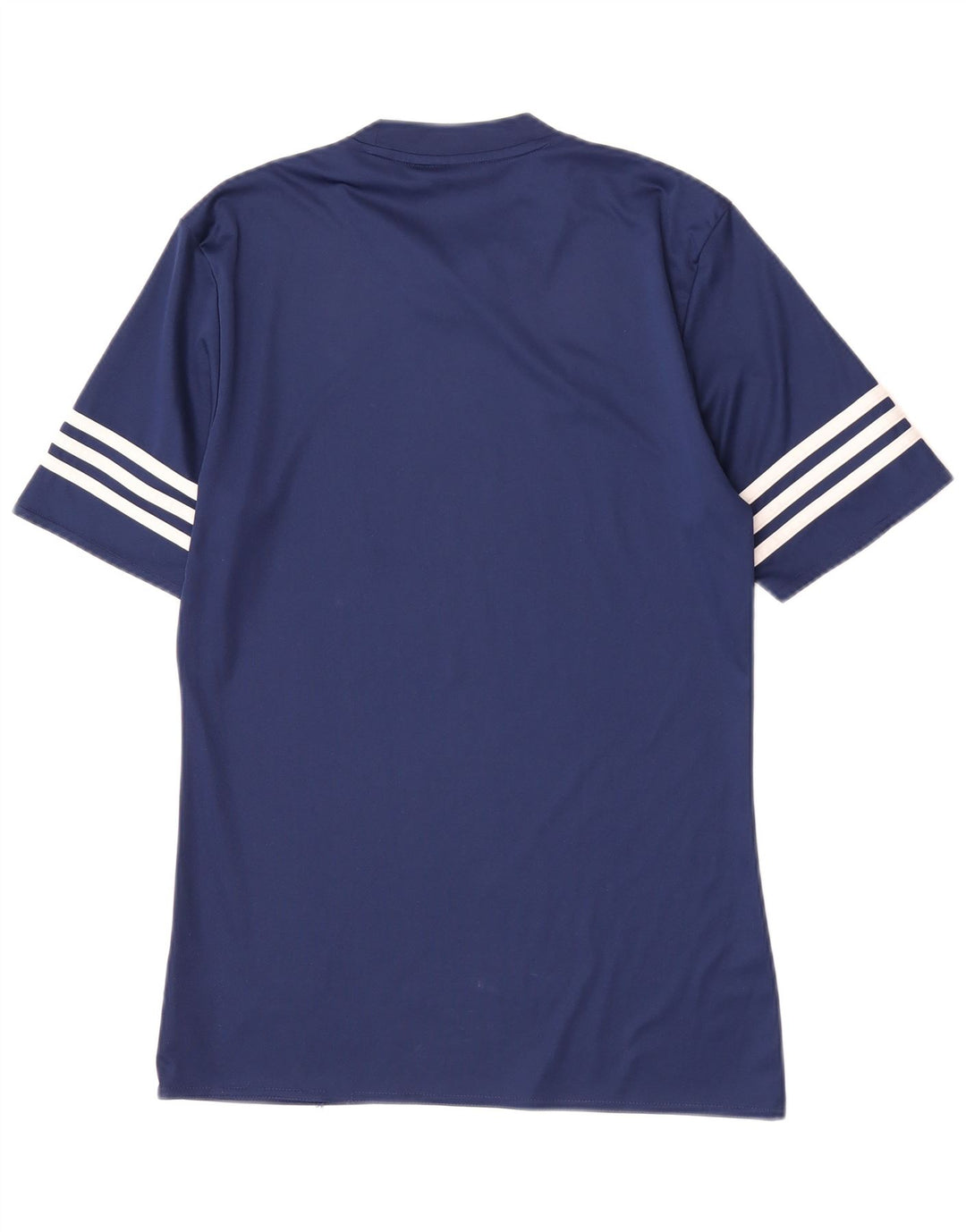 T-shirt Adidas Climalite da uomo Top piccola in poliestere blu navy