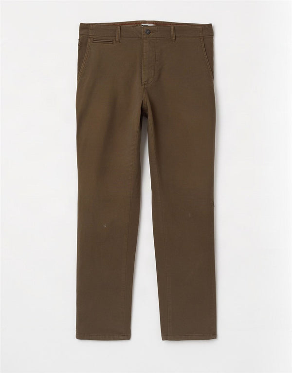 Napapijri Mens Geographic Slim Chino Trousers W33 L33 Brown