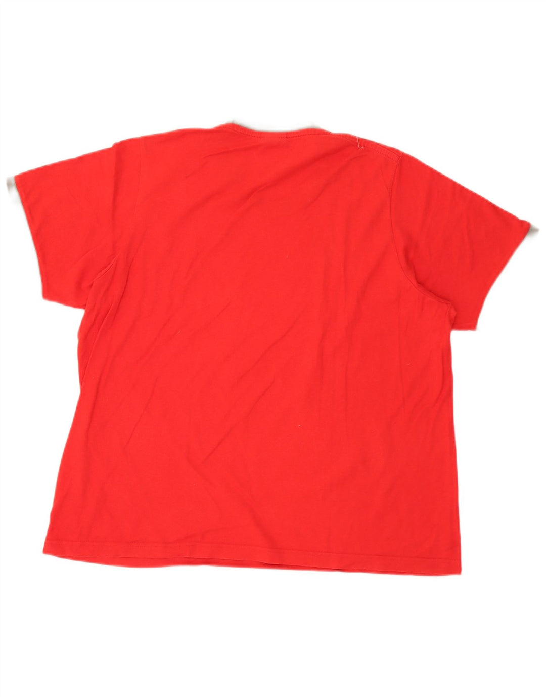 T-shirt grafica da uomo Adidas Top in cotone rosso medio