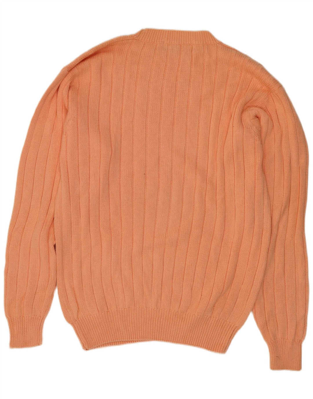 Maglione girocollo da uomo Edward Spires grande in cotone arancione