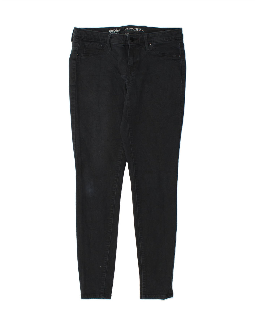 MOSSIMO Womens Mid Rise Jegging Jeans US 6 Medium W28 L28 Black Cotton Vintage Mossimo and Second-Hand Mossimo from Messina Hembry 