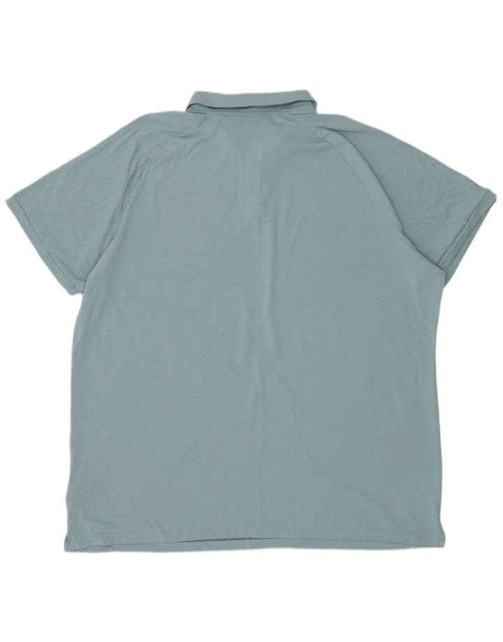 Polo NIKE da uomo 2XL poliestere a righe blu