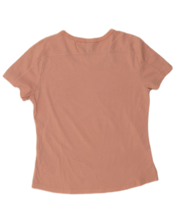 T-shirt da donna Adidas Top UK 12/14 cotone rosa medio