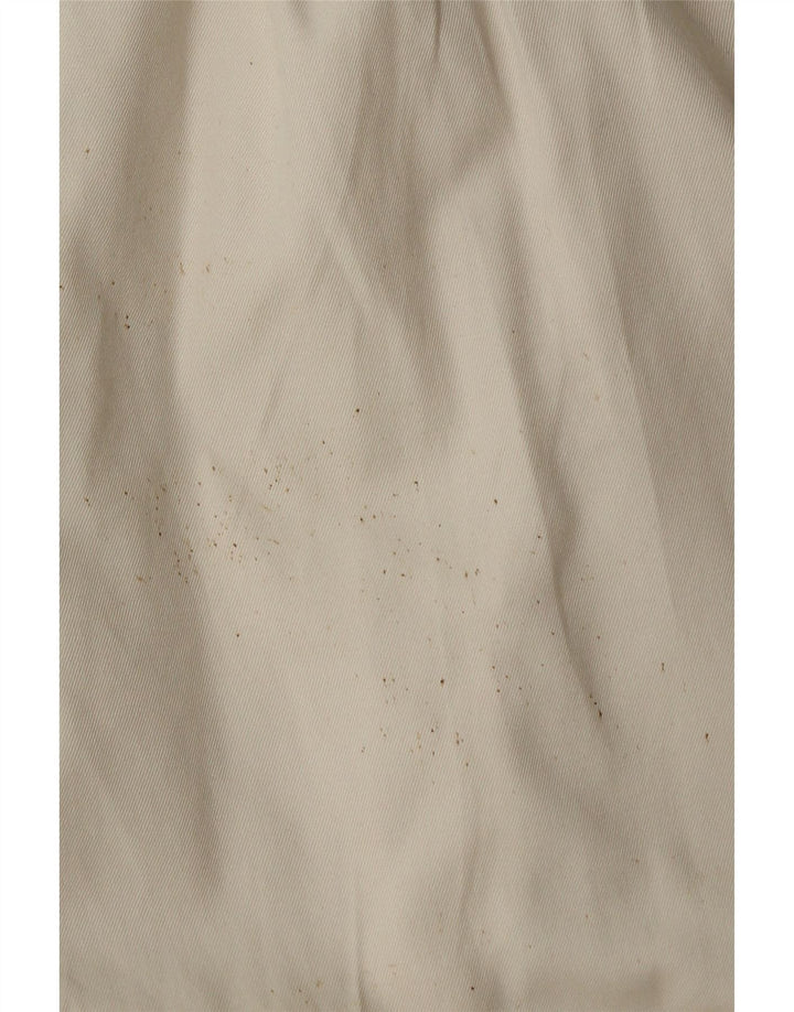 POLO RALPH LAUREN Pantaloni chino da uomo con pegged W35 L32 cotone bianco sporco