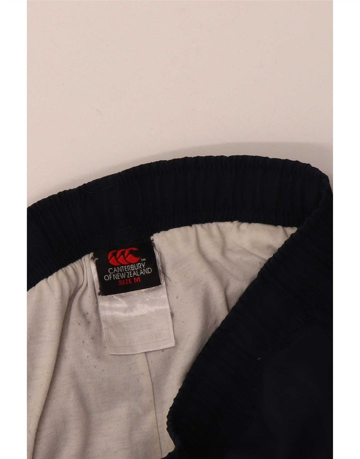 Pantaloni da tuta con grafica da uomo Canterbury, poliestere medio blu navy
