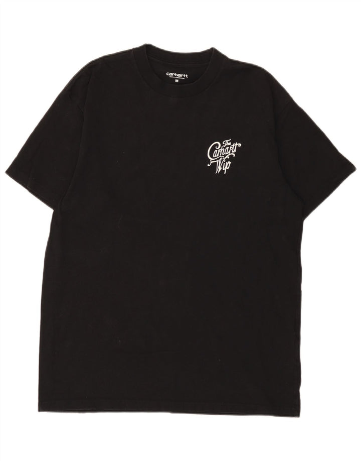 T-shirt grafica da uomo Carhartt Top in cotone nero medio