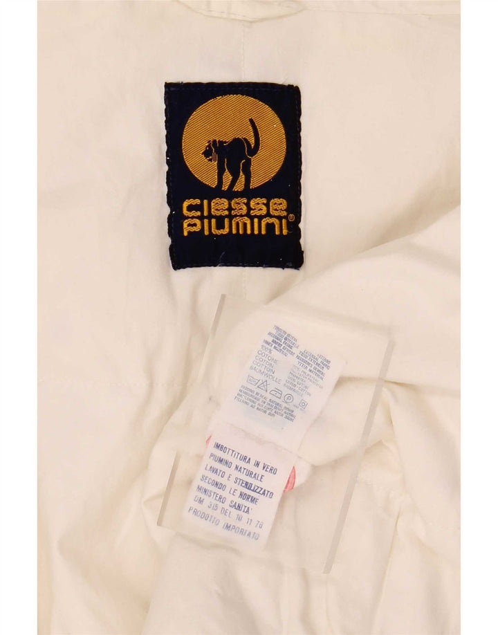Giacca imbottita da donna Ciesse Piumini UK 16 Large Poliestere bianco