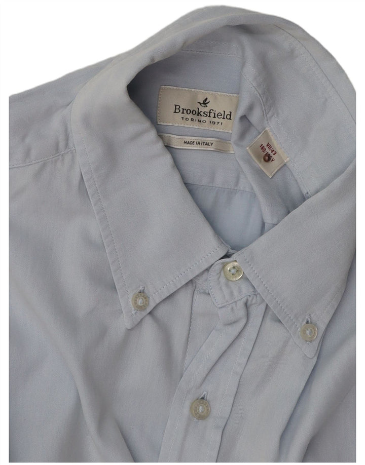 Camicia da uomo Brooksfield taglia 43 grande blu