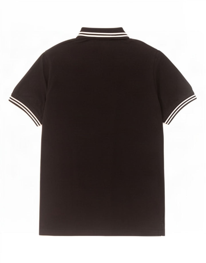 Polo Kappa Uomo Large in cotone a righe nere