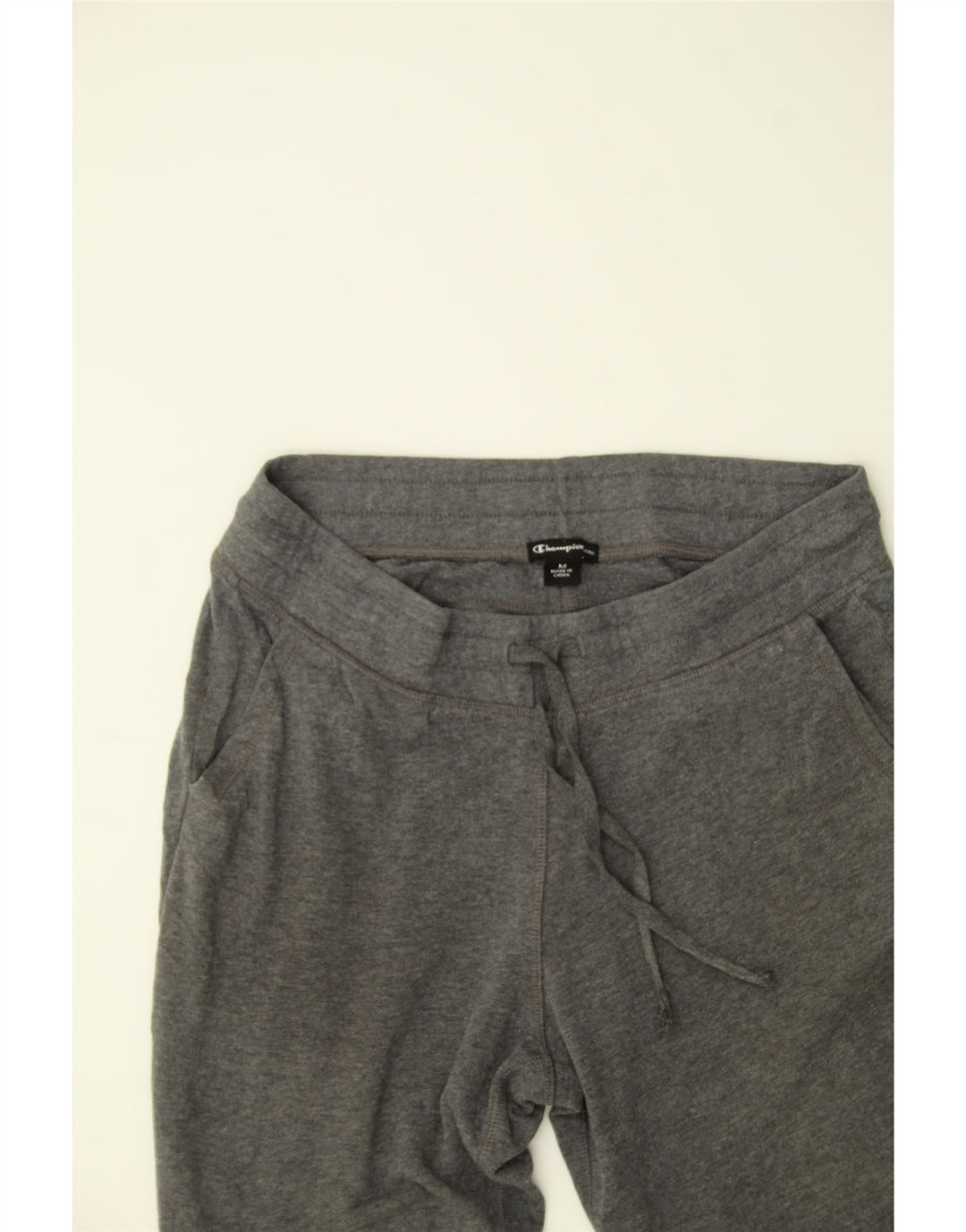 CHAMPION Womens Tracksuit Trousers UK 12 Medium Grey Cotton Vintage Champion and Second-Hand Champion from Messina Hembry 