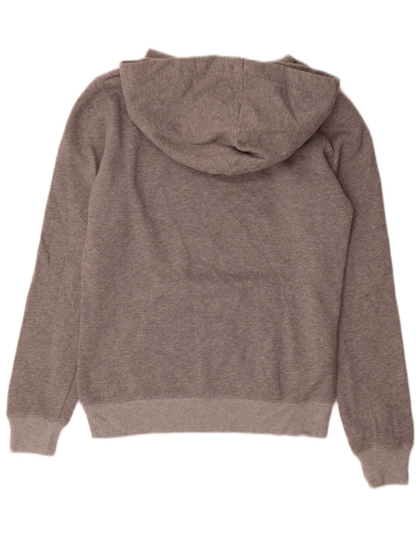Maglione con cappuccio ampio con grafica da donna Jack Wills UK 8 piccolo cotone grigio