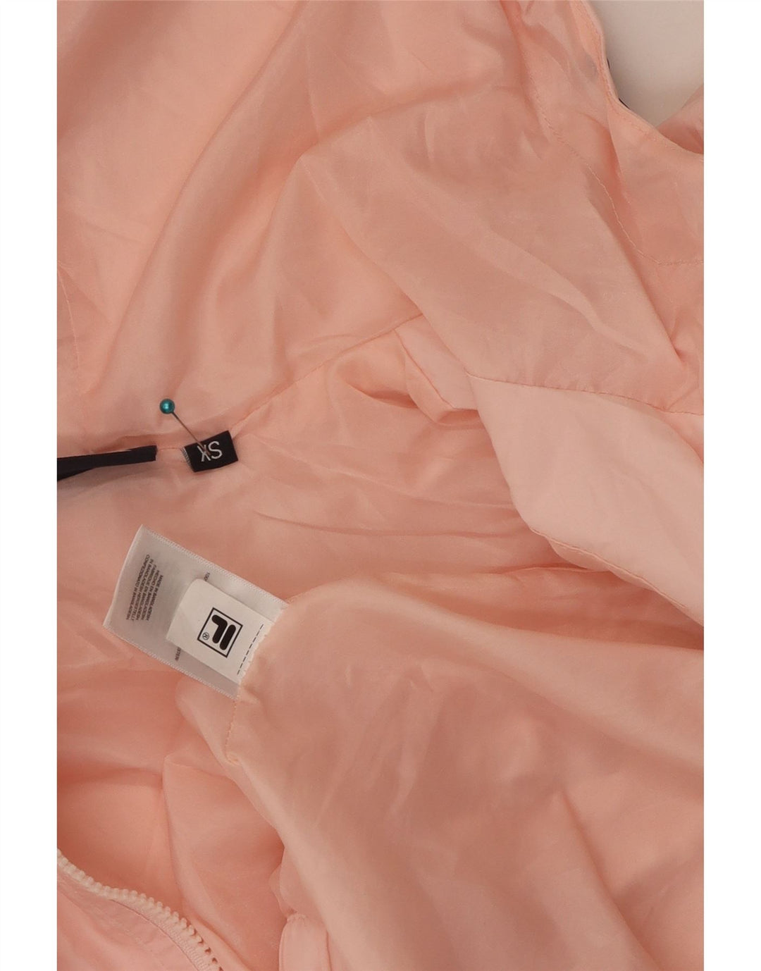 Giacca antipioggia oversize con cappuccio da donna Fila UK 6 XS poliestere rosa