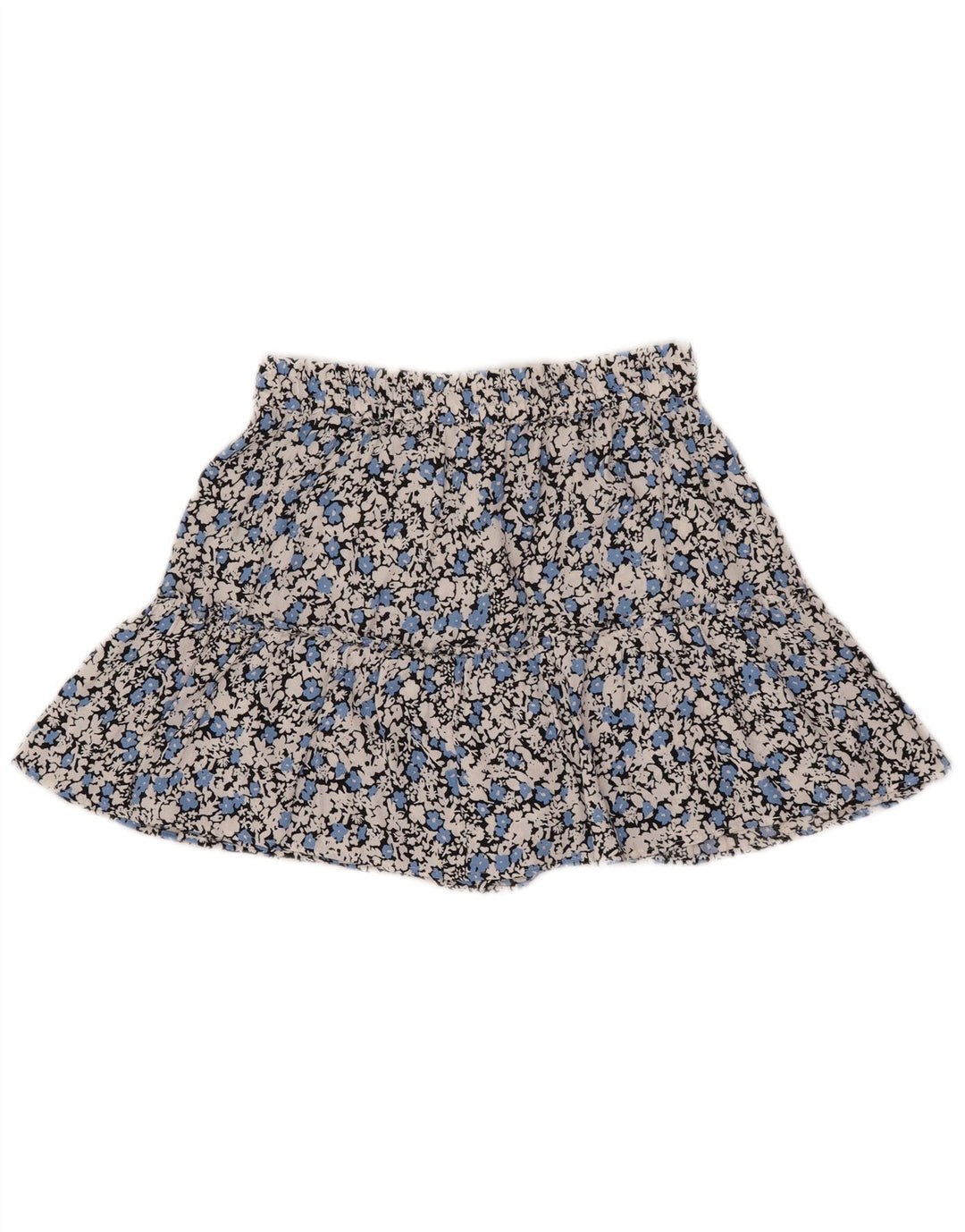 Pantaloni caldi da donna Zara piccoli W26 in viscosa floreale multicolore