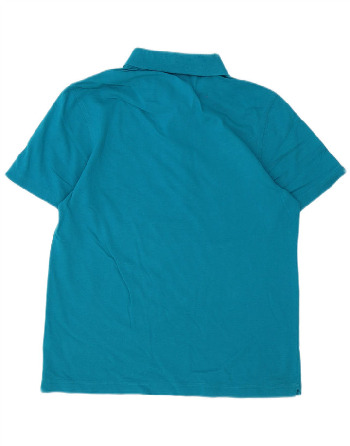 Polo da uomo Lacoste taglia 4 in cotone blu medio