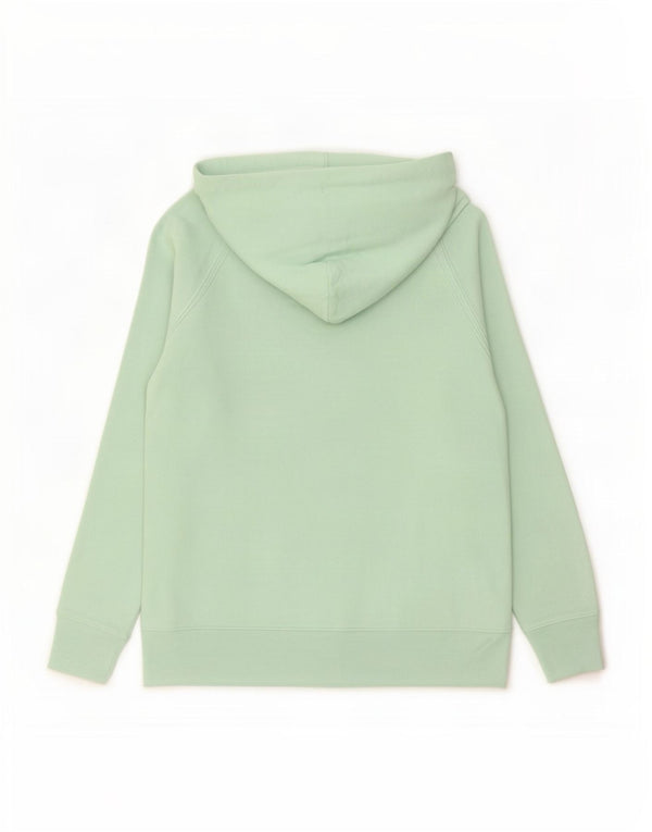 Maglione con cappuccio e zip grafica da donna Gap UK 16 grande cotone verde