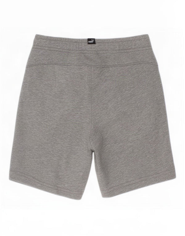 Pantaloncini sportivi Puma da ragazzo 7-8 anni in cotone grigio