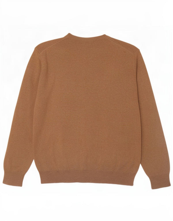 Gant Maglione da uomo con scollo a V XL Marrone
