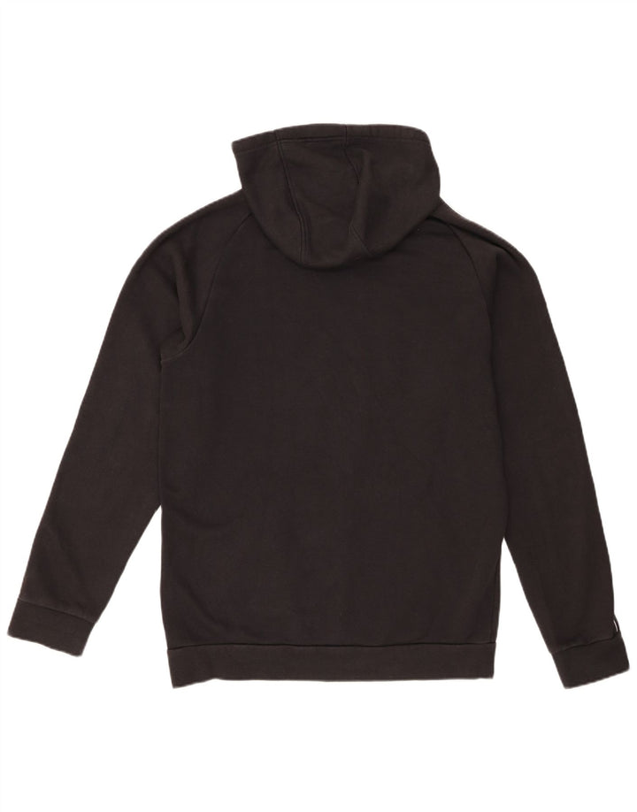 Felpa con cappuccio da uomo Adidas Medium in cotone nero