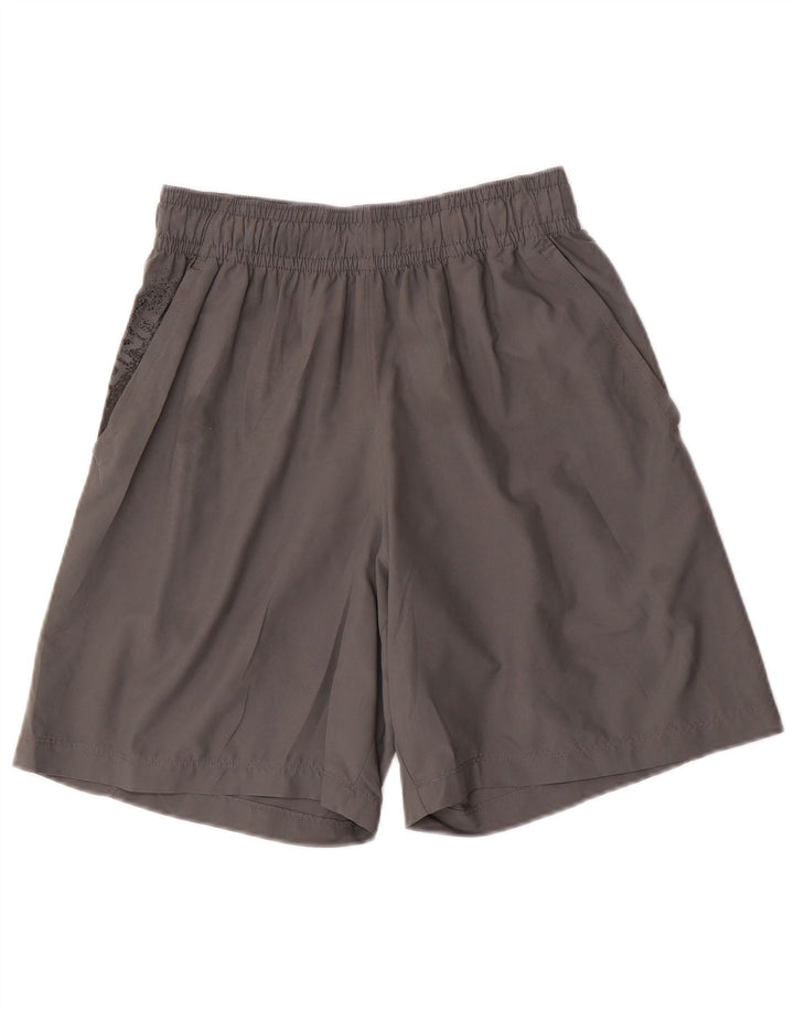 Pantaloncini sportivi grafici da uomo Under Armour piccoli in poliestere grigio
