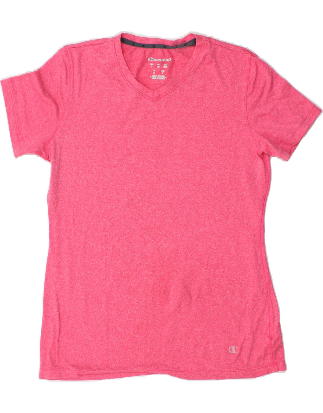 CHAMPION Womens T-Shirt Top UK 10 Small Pink Polyester Vintage Champion and Second-Hand Champion from Messina Hembry 