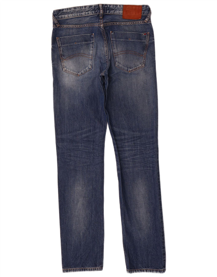 Jeans slim da uomo Tommy Hilfiger W30 L32 cotone blu
