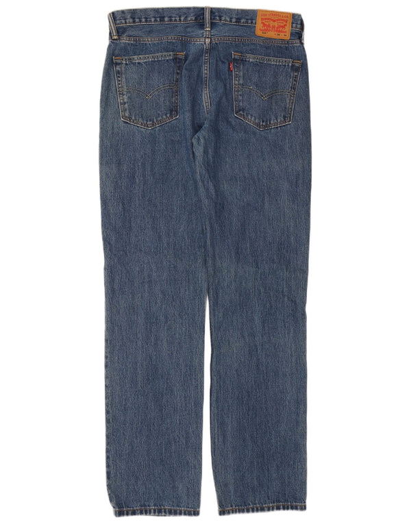 Levi's Uomo 514 Jeans dritti W34 L34 Cotone Blu