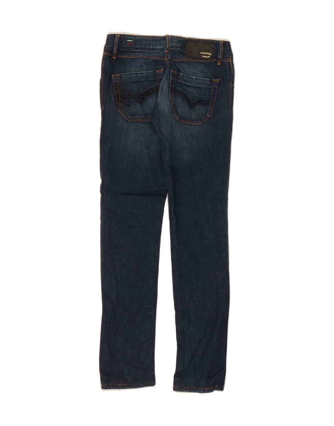 DIESEL Womens Nevy Straight Jeans W24 L32 Blue Cotton Vintage Diesel and Second-Hand Diesel from Messina Hembry 