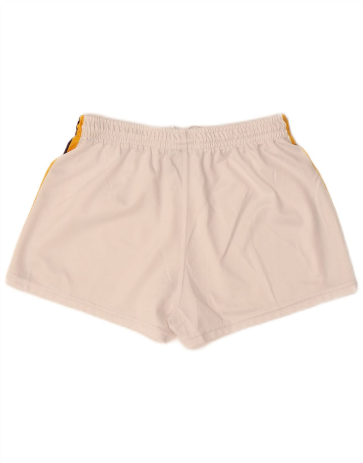 Pantaloncini sportivi grafici da donna Puma UK 14 Large Bianco Colourblock Poliestere