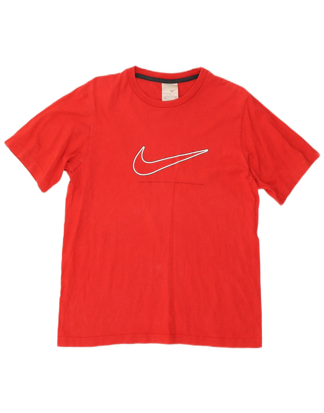 T-shirt grafica da uomo Nike Top in cotone rosso medio