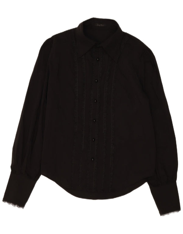 Camicia da uomo Punk Rave XL poliestere nero