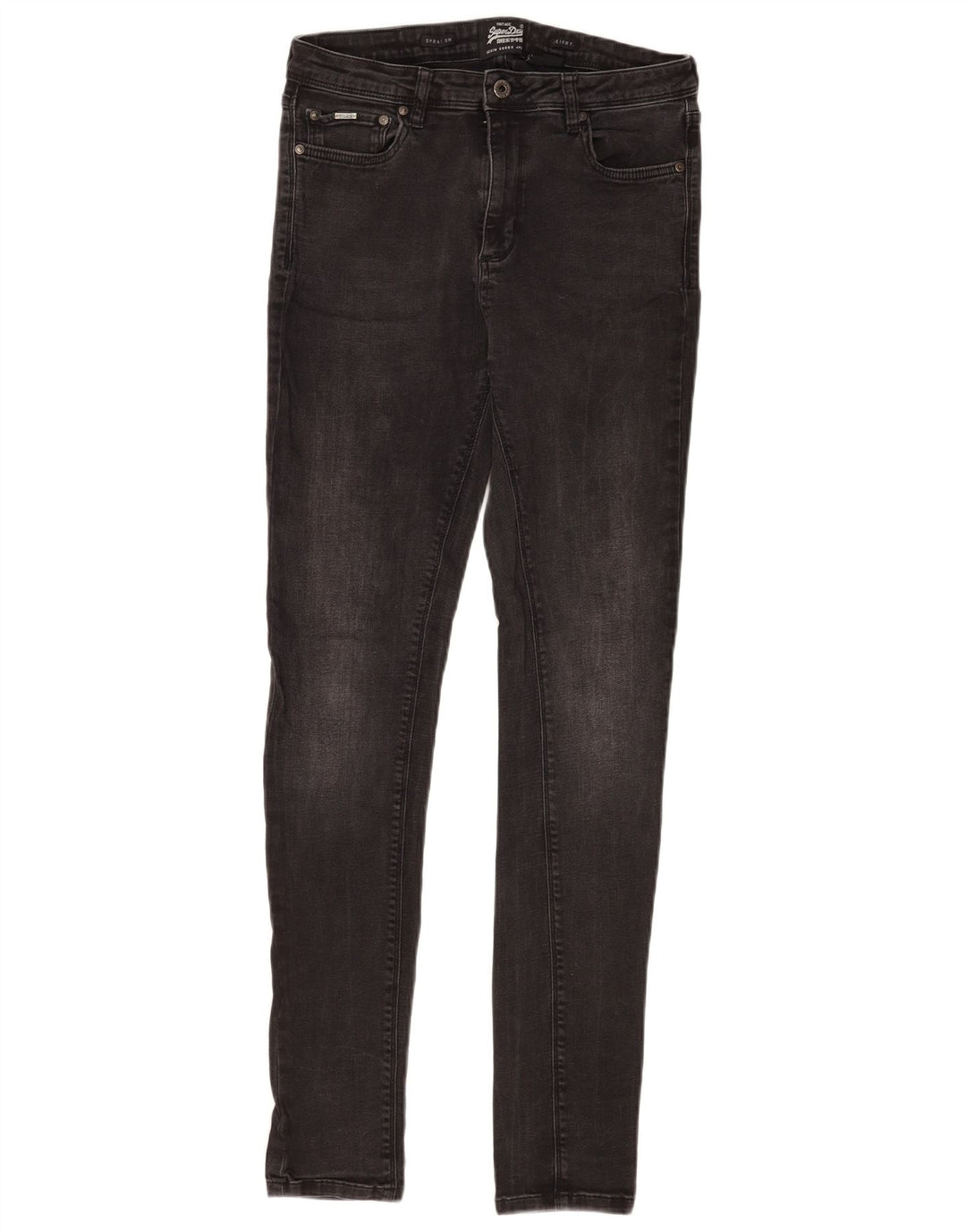 Jeans skinny da donna Superdry W32 L34 cotone grigio