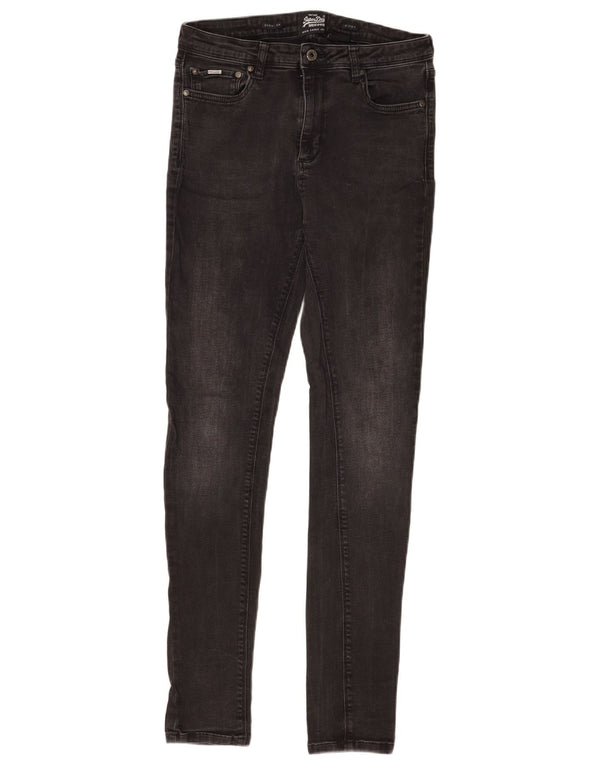 Jeans skinny da donna Superdry W32 L34 cotone grigio