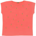 T-shirt grafica da donna Benetton Top UK 14 rosa medio