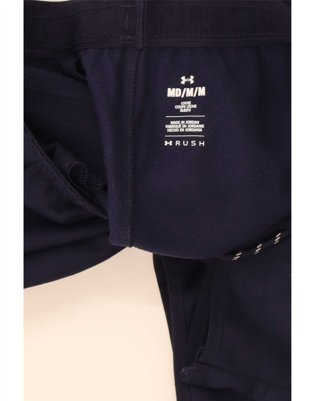 Pantaloni da tuta da uomo Under Armour Joggers medio poliestere blu navy