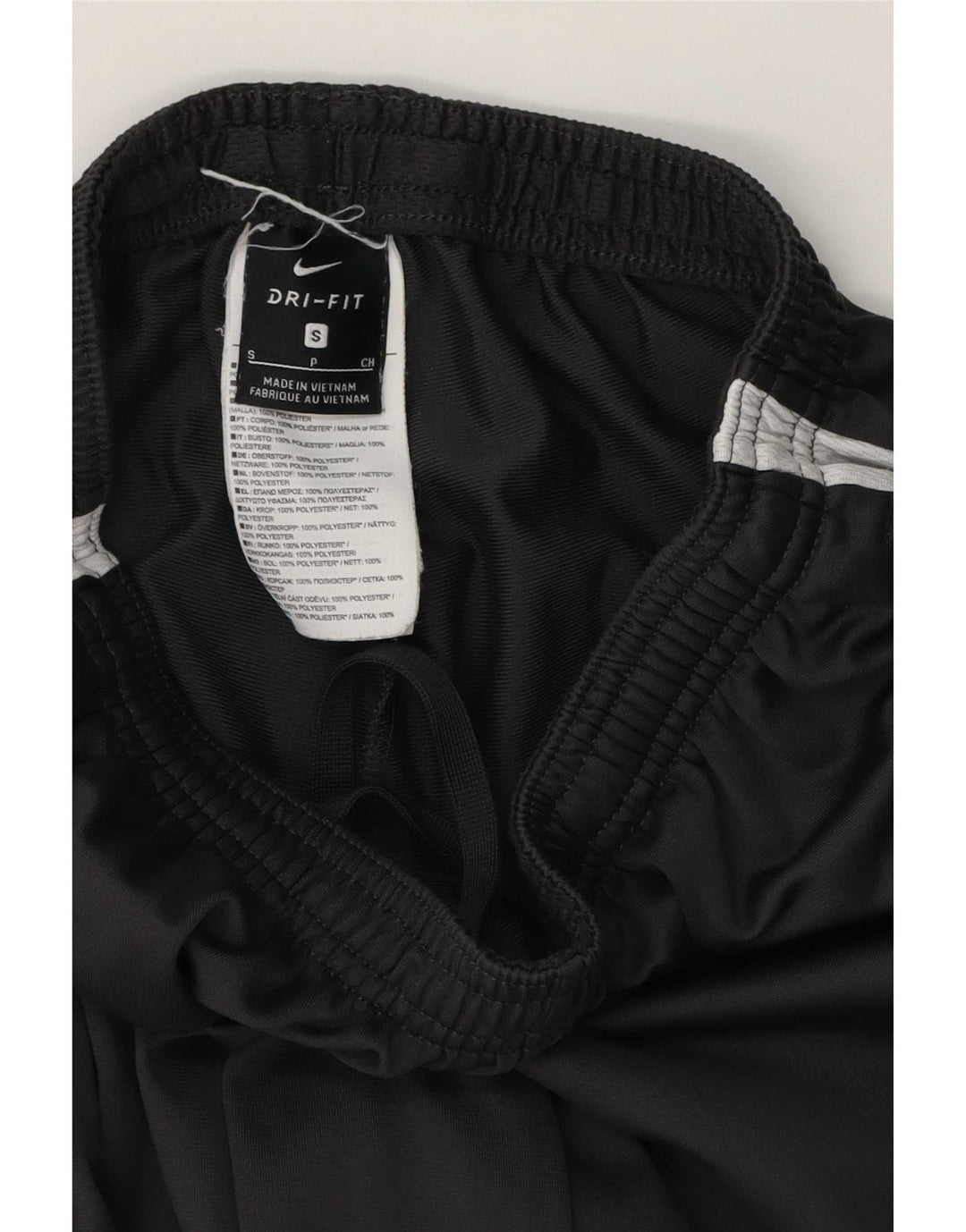 Pantaloni da tuta Nike da uomo Small in poliestere color block nero