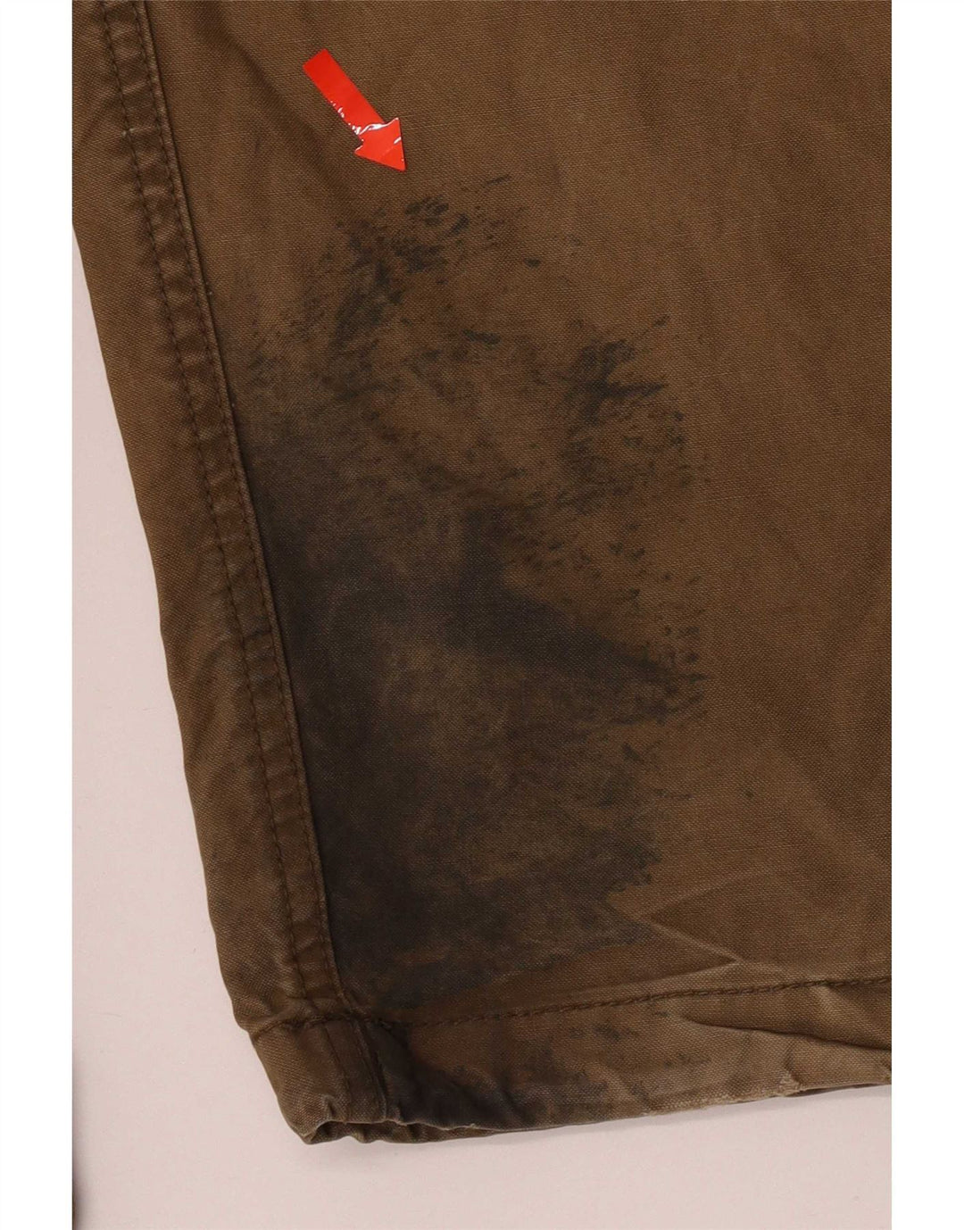 Pantaloni cargo dritti da uomo Superdry W34 L32 cotone kaki