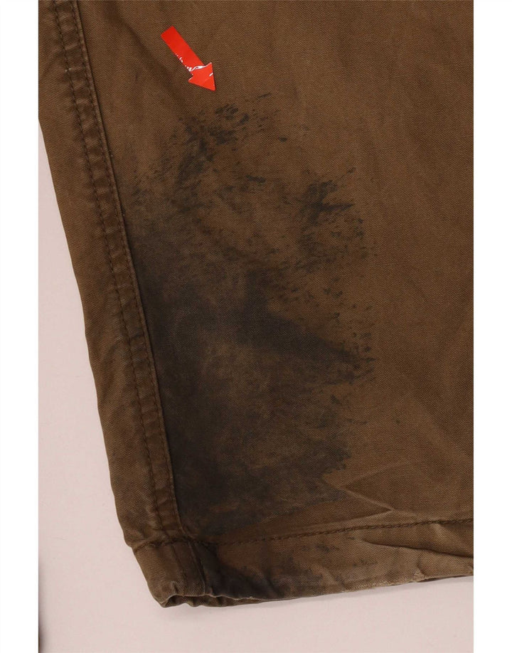 Pantaloni cargo dritti da uomo Superdry W34 L32 cotone kaki