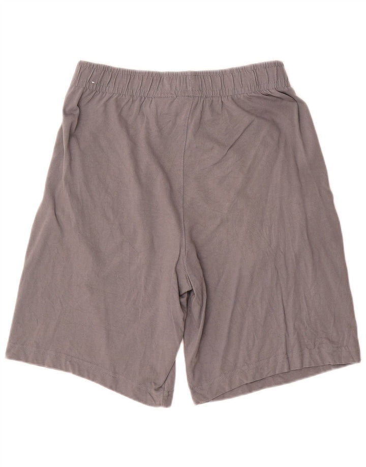 Pantaloncini sportivi Nike da uomo in cotone grigio medio